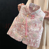 G.duck女童2025新款春秋季新中式漢服唐裝馬甲中小童中國風(fēng)提花旗袍背心 馬甲國風(fēng)款   F 140 曬單實(shí)拍圖
