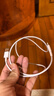 華為原裝6A數據線(xiàn) USB Type-A轉USB Type-C/1m線(xiàn)長(cháng)/支持66W（11V6A）充電 白色CC790 曬單實(shí)拍圖