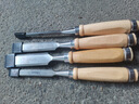 鋒上鉻釩鋼木工鑿子4件套 扁鏟刀雕刻開(kāi)槽專(zhuān)用神器鑿刀木柄鑿平鑿 曬單實(shí)拍圖
