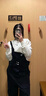 耐克（NIKE）勾勾大童寬松長(cháng)袖T恤冬季男女童純棉刺繡柔軟NIKE FZ5535 曬單實(shí)拍圖