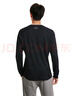 安德瑪（UNDERARMOUR）DFO男子圓領(lǐng)運動(dòng)休閑長(cháng)袖T恤1302355 黑色001 XL 曬單實(shí)拍圖