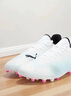 彪馬（PUMA）MG短釘貼合耐穿訓練足球鞋男人造草坪釘鞋FUTURE7 107725 白-黑色-粉-01 44 曬單實(shí)拍圖