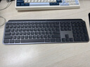 羅技（Logitech）無(wú)線(xiàn)鍵盤(pán)MX Keys S藍牙鍵盤(pán)Keys升級版 高端辦公鍵盤(pán)無(wú)線(xiàn)鍵鼠套裝 全尺寸家用充電背光 宏自定義 MX Keys S黑色（Keys升級版） 曬單實(shí)拍圖
