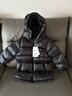 保姆鵝 兒童羽絨服寶寶中長(cháng)款羽絨服男童面包服女童加厚羽絨服[NM2128] 炭黑 140 曬單實(shí)拍圖