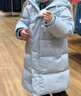 優(yōu)衣庫童裝男童女童高級保暖羽絨大衣外套長(cháng)款羽絨服25新款478153 61 水藍色 160 曬單實(shí)拍圖