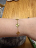 金小貅黃金手鏈五花四葉草999足金手鏈女新款超閃七夕情人節禮物送女友 3.9g,中號四葉草手鏈,多退少補 曬單實(shí)拍圖