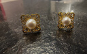 萃華珍珠四葉草耳釘黃金耳飾足金999送禮紀念日送女友老婆生日禮物 四葉草耳釘約3.5g【不支持七天無(wú)理由退貨】 曬單實(shí)拍圖