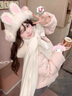 妃?，庍B帽大毛領(lǐng)羽絨棉服女2025冬季新款韓版甜美小個(gè)子加厚保暖棉衣女 粉紅色 M 曬單實(shí)拍圖