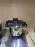 特福（Tefal）13重防爆高壓鍋燃氣灶家用 帶蒸格304不銹鋼雙耳壓力鍋電磁爐通用 100kPA 一旋即開(kāi) 6L 22cm 曬單實(shí)拍圖