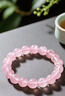 亞梵尼天然馬粉晶馬達加斯加粉水晶手鏈招桃花送女友送老婆生日禮物  【收藏級】天然粉晶-果凍粉12mm 曬單實(shí)拍圖