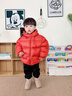 巴拉巴拉童裝兒童羽絨服寶寶女童男童2025冬裝新款嬰兒外套保暖上衣萌趣 黃色小南瓜31004-白鴨絨 100 （充絨量81g 適合2-3歲） 曬單實拍圖