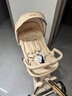 丸丫T6-2遛娃神器高景觀(guān)嬰兒推車(chē)可坐可躺輕便折疊可換向香檳金PLUS 曬單實(shí)拍圖