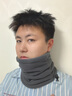 輪跡天涯圍脖冬季男保暖脖套女加絨加厚防寒面罩騎行防風(fēng)保暖護臉護頸圍巾 冬季保暖圍脖-灰色 曬單實(shí)拍圖