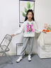 G.DUCKKIDS女童褲子春秋2025新款兒童女孩秋裝中大童秋季運動(dòng)褲秋款灰色衛褲 5333灰色【加絨款】 140 cm 曬單實(shí)拍圖