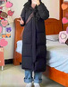 斷碼羽絨服男女士秋冬潮牌流行韓版時(shí)尚加厚保暖超長(cháng)款情侶裝外套 黑色 2XL 推薦140-155斤（男士尺碼，女士拍小一碼） 曬單實(shí)拍圖