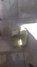回力拖鞋男女涼拖鞋抑菌防滑浴室內外穿軟彈涼拖鞋HL0397卡其44-45碼 曬單實(shí)拍圖