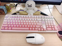 邁從（MCHOSE） G98 V2客制化機械鍵盤(pán)gasket結構三模2.4G/有線(xiàn)/藍牙hifi全鍵熱插拔電競游戲辦公電腦平板 G98 V2 霧桃漸變-烈焰橙軸 曬單實(shí)拍圖