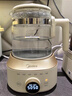 美的（Midea）全玻璃養生壺全自動(dòng)燒水壺母嬰恒溫電熱水壺花茶壺全包裹護底防碎1.5L MK-YS15B201 曬單實(shí)拍圖