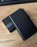 KGEG日本進(jìn)口名牌真皮名片夾男式商務(wù)大容量名片收納盒時(shí)尚女士牛皮名 黑色 曬單實(shí)拍圖