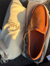 金利來(lái)（Goldlion）男鞋25年秋新款一腳蹬樂(lè )福鞋輕便舒適商務(wù)休閑鞋 黃棕42 曬單實(shí)拍圖