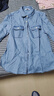 優(yōu)衣庫【狂歡價(jià)】女裝牛仔工裝襯衫/長(cháng)袖水洗產(chǎn)品外套休閑480004 62 粉藍色 M 曬單實(shí)拍圖