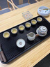 BOSSY汝窯茶具套裝功夫茶壺杯2025新款泡茶專(zhuān)用輕奢高檔喬遷禮盒送長(cháng)輩 海水江崖套裝蓋碗10頭【禮盒裝】 曬單實(shí)拍圖