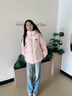 波司登（BOSIDENG）【反季】冬季反季羽絨服兒童短款連帽加厚新國標90絨商場同款外套 甜莓粉1751 160 /80A 曬單實拍圖