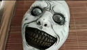 恐怖面具鬼微笑萬(wàn)圣節道具嚇人全臉惡鬼COS密室逃脫搞怪整蠱詭異 乳膠-白色驅魔人 曬單實(shí)拍圖