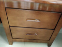 中偉（ZHONGWEI）實(shí)木柜床頭柜臥室家具原木色新中式柜子收納柜54*41*48CM  曬單實(shí)拍圖