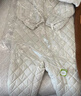 優(yōu)衣庫嬰幼兒寶寶PUFFTECH空氣棉服可機洗爬爬服長(cháng)袖連體衣478818 01 乳白色 80cm 曬單實(shí)拍圖
