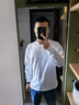 布先生280G純棉T恤男秋冬打底 【長(cháng)袖重磅T】廓形版-皓月白  M  (170) 曬單實(shí)拍圖