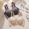 都市麗人粉底液內衣女士胸罩薄款無(wú)痕無(wú)鋼圈聚攏上托提拉小胸顯大運動(dòng)內衣 曬單實(shí)拍圖