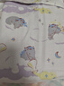 babycare初生嬰兒全棉抱被安撫調溫產(chǎn)房新生兒包被4層莫利亞淺灰紫90*90 曬單實(shí)拍圖