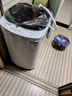 YANGZI揚子嬰兒洗衣機烘干一體迷你高溫煮洗全自動(dòng)洗衣機寶寶兒童專(zhuān)用小型寶寶懶人洗衣機內衣殺菌紫外線(xiàn) 3.8KG珍珠白【二級能效+藍光抑菌】 曬單實(shí)拍圖