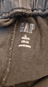 GAP男裝2025夏季新款刺繡logo抽繩松緊腰休閑短褲寬松多色729376 黑色 L (175/84A) 亞洲尺碼 曬單實拍圖