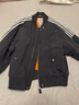 阿迪達斯 （adidas）三葉草男裝 NEW PAD JKT 運動(dòng)休閑保暖棉衣夾克外套 JD3743 黑色L 曬單實(shí)拍圖