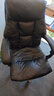 湯凱頤辦公電腦椅家用真皮老板椅舒適久坐書(shū)桌椅子沙發(fā)座椅可躺靠背轉椅 黑色-聯(lián)動(dòng)后仰/分段釋壓【腳踏】 曬單實(shí)拍圖
