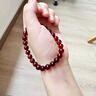 老鳳祥 天然酒紅石榴石水晶手串女素圈手鏈紀念日生日禮物送女友 【京東八倉發(fā)貨】*當/次日達-輕奢優(yōu)級石榴石手串 8mm（單珠直徑） 曬單實(shí)拍圖