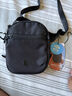 tomtoc斜挎包便攜旅行小包休閑輕便小背包男女手機包防盜刷隨身小包T37 墨黑 1.3L｜輕便出行 曬單實(shí)拍圖
