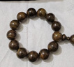 梵心閣金絲楠手串滿(mǎn)波紋陰沉木佛珠老綠料小葉楨楠沉香級烏木文玩送禮 滿(mǎn)水波15mm*15顆 曬單實(shí)拍圖
