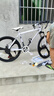 ICOLOUR變速死飛山地自行車(chē)男彎把單車(chē)公路車(chē)賽車(chē)實(shí)心胎雙碟剎成人女中學(xué) 減震-白黑白24速三刀 曬單實(shí)拍圖