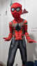 凌卡戚蜘蛛俠衣服兒童連體緊身衣男孩玩具男童套裝表演萬(wàn)圣節COS服 新款蜘蛛+頭套 140碼(身高130-140cm) 曬單實(shí)拍圖