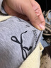 森馬長袖T恤女短款蝴蝶結(jié)字母春秋溫柔蕾絲緊身上衣107624101001 曬單實拍圖