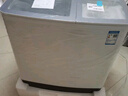 小天鵝（LittleSwan）雙桶雙缸洗衣機半自動(dòng) 12公斤超大容量 品質(zhì)雙電機洗脫分離 洗大件 以舊換新 一級能效省電省水 TP12S156A 曬單實(shí)拍圖