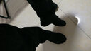 KULLA 貓爪鞋成人芭蕾舞鞋黑色軟底大碼練功鞋男兒童男士形體古典舞蹈 布黑 44 曬單實(shí)拍圖