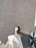 九寸陽光2025夏季新款法式厚底拖鞋女外穿配裙子百搭仙女風(fēng)蝴蝶結(jié)一字涼拖 蝴蝶結(jié)拖鞋【米白色】 36碼 曬單實拍圖