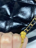中國黃金（CHINA GOLD）黃金吊墜女款足金福袋項鏈金錢福字掛七夕情人節(jié)禮物送女朋友老婆 A款*足金吊墜【贈銀鏈】約1.1g 曬單實拍圖