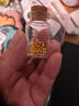 吾皇老金黃金小金珠足金999古法DIY配件手串散珠金珠子轉運珠送禮 約0.15g 曬單實(shí)拍圖