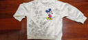 Disney baby迪士尼男童衛衣兒童長(cháng)袖T恤中小童裝秋季純棉親膚上衣 米白  120  曬單實(shí)拍圖
