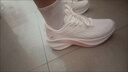 安踏葉子5丨輕質(zhì)厚底跑步鞋女鞋輕便回彈減震耐磨增高運(yùn)動(dòng)鞋 曬單實(shí)拍圖